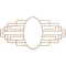 Ekena Millwork Elizabeth Wood Fretwork Pierced Ceiling Medallion, Alder, 22"W x 11"H x 6"IW x 10 3/8"IH x 1/4"T CMWP22X11X0250EBAL - alternate 1